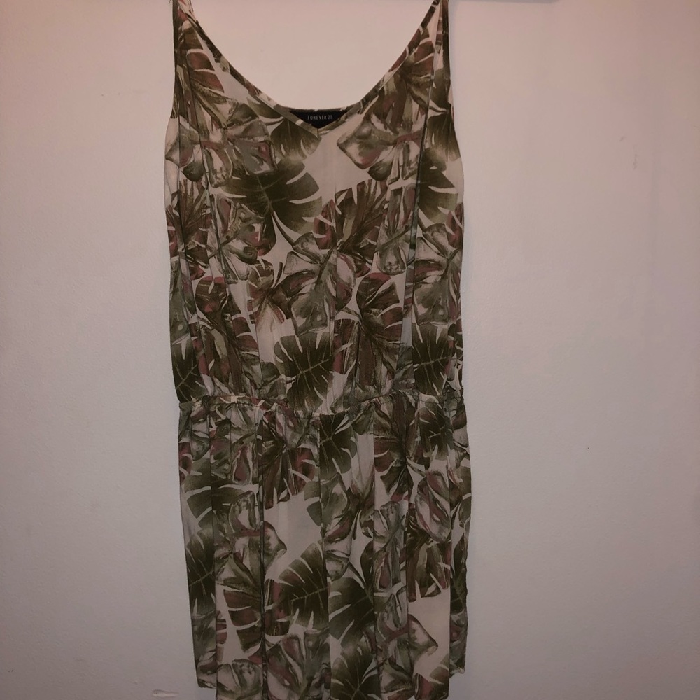 Tropical Print Romper